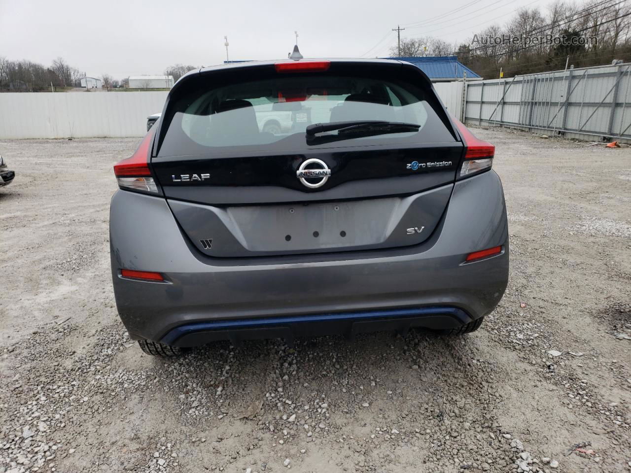 2019 Nissan Leaf S Серый vin: 1N4AZ1CP0KC309645