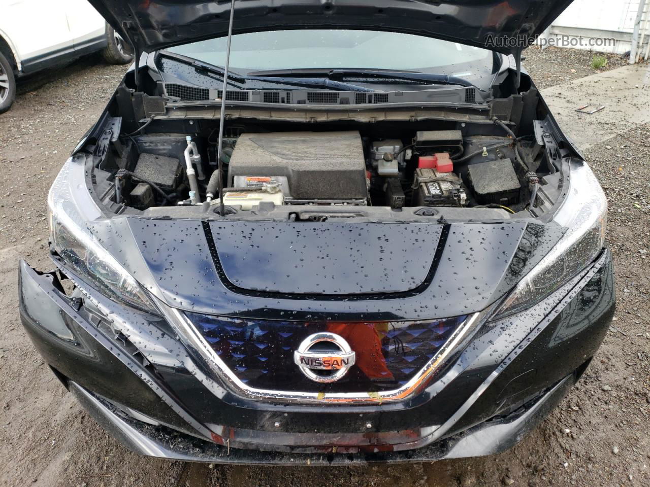 2019 Nissan Leaf S Черный vin: 1N4AZ1CP0KC322086