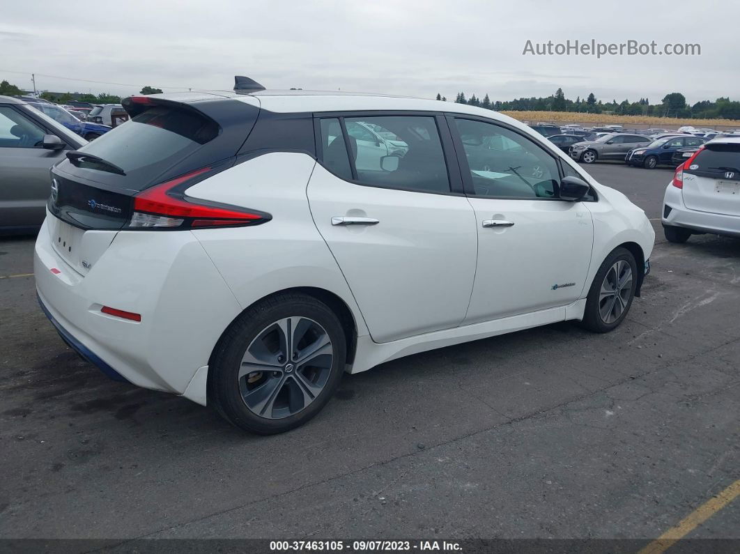 2019 Nissan Leaf Sv White vin: 1N4AZ1CP1KC303112