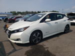 2019 Nissan Leaf S White vin: 1N4AZ1CP1KC306480