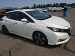 2019 Nissan Leaf S White vin: 1N4AZ1CP1KC306480