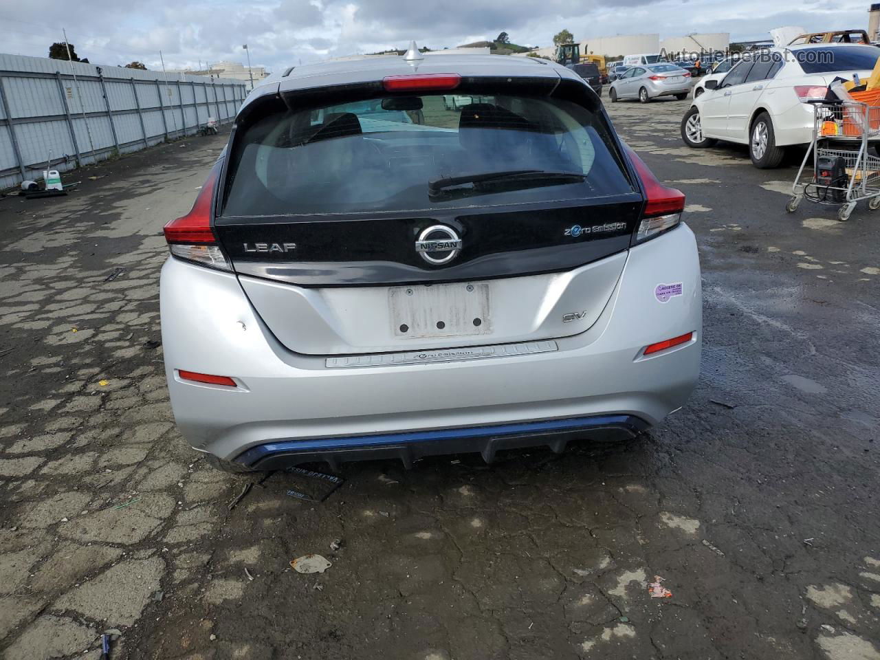 2019 Nissan Leaf S Silver vin: 1N4AZ1CP1KC306625