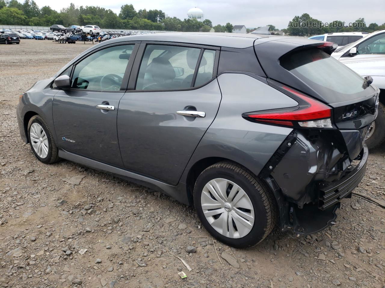 2019 Nissan Leaf S Серый vin: 1N4AZ1CP1KC309511