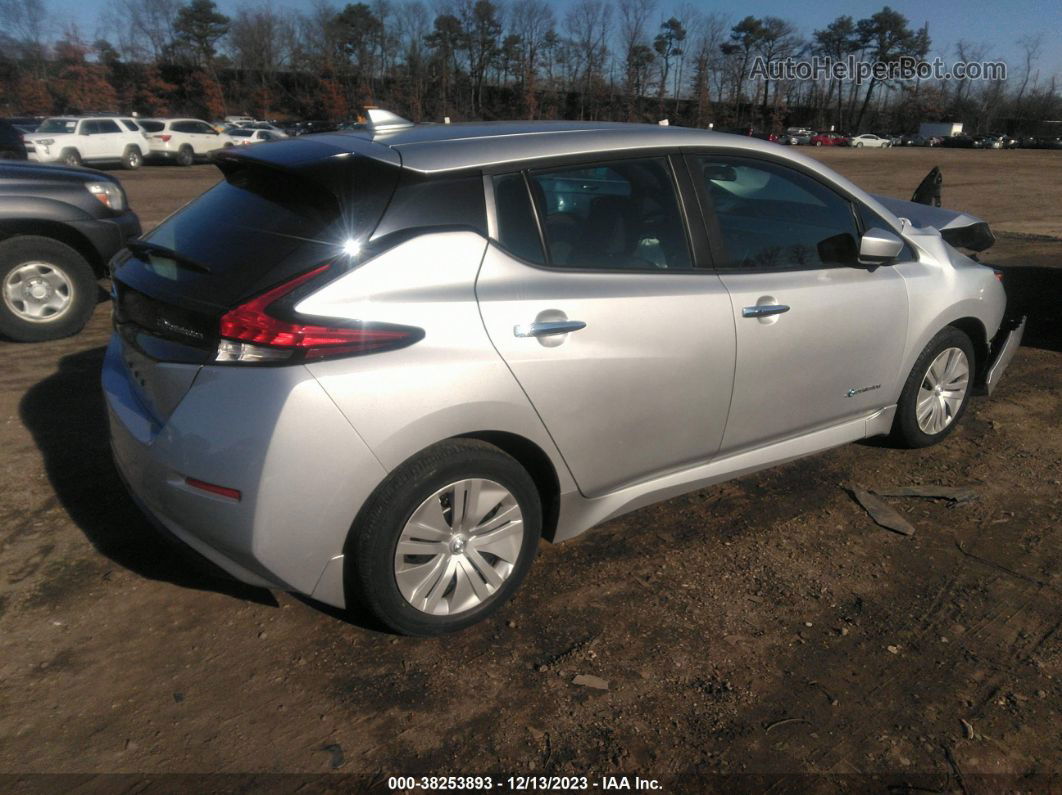 2019 Nissan Leaf S Серебряный vin: 1N4AZ1CP2KC301787