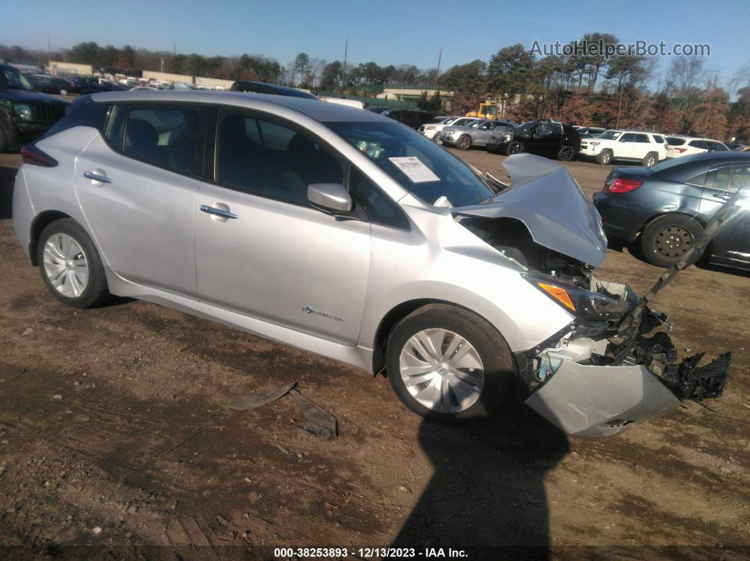 2019 Nissan Leaf S Серебряный vin: 1N4AZ1CP2KC301787