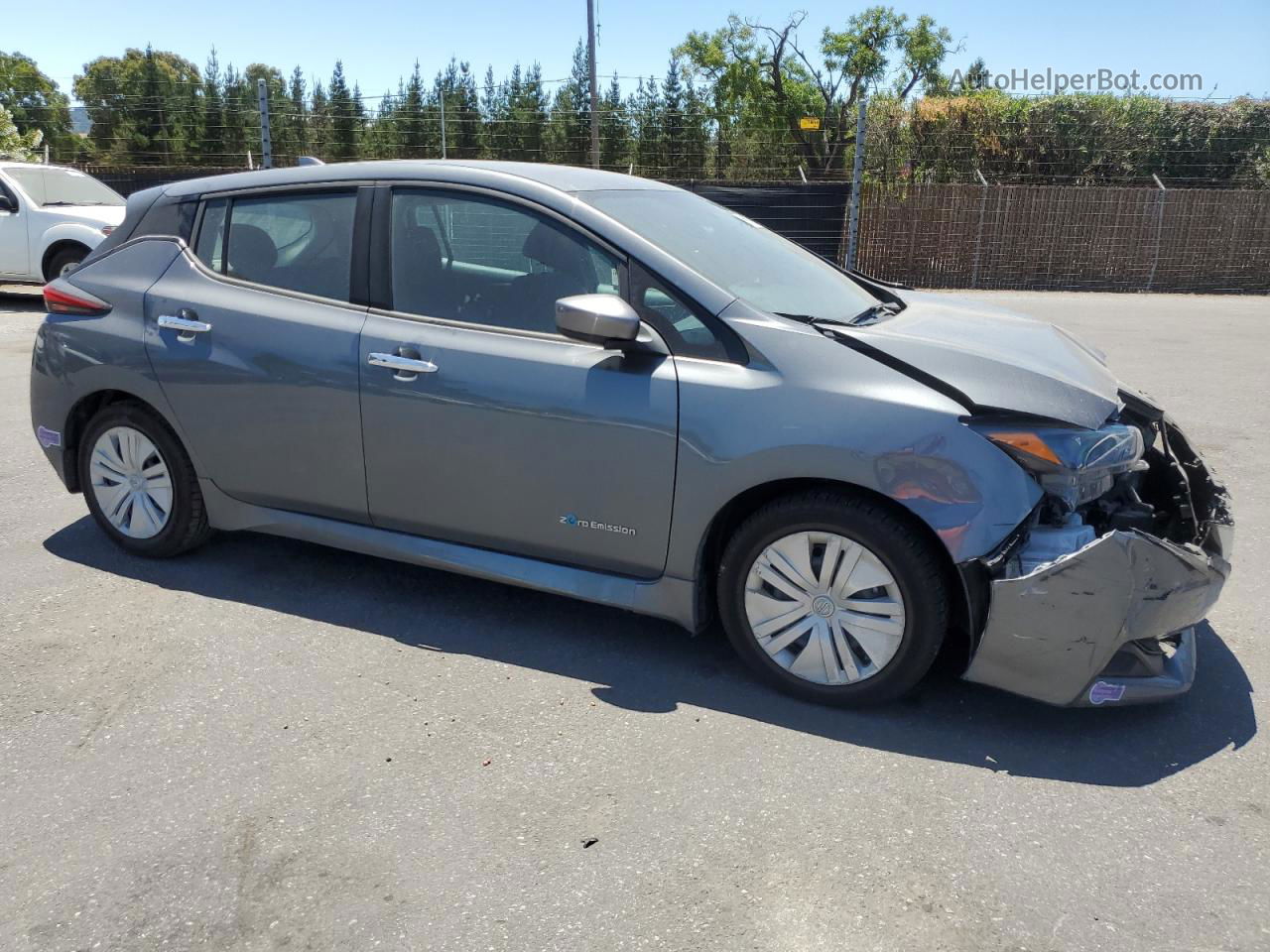 2019 Nissan Leaf S Gray vin: 1N4AZ1CP2KC305774