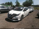 2019 Nissan Leaf Sv White vin: 1N4AZ1CP2KC305905