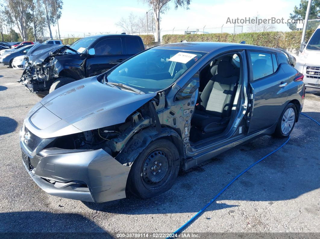 2019 Nissan Leaf S Gray vin: 1N4AZ1CP2KC305919