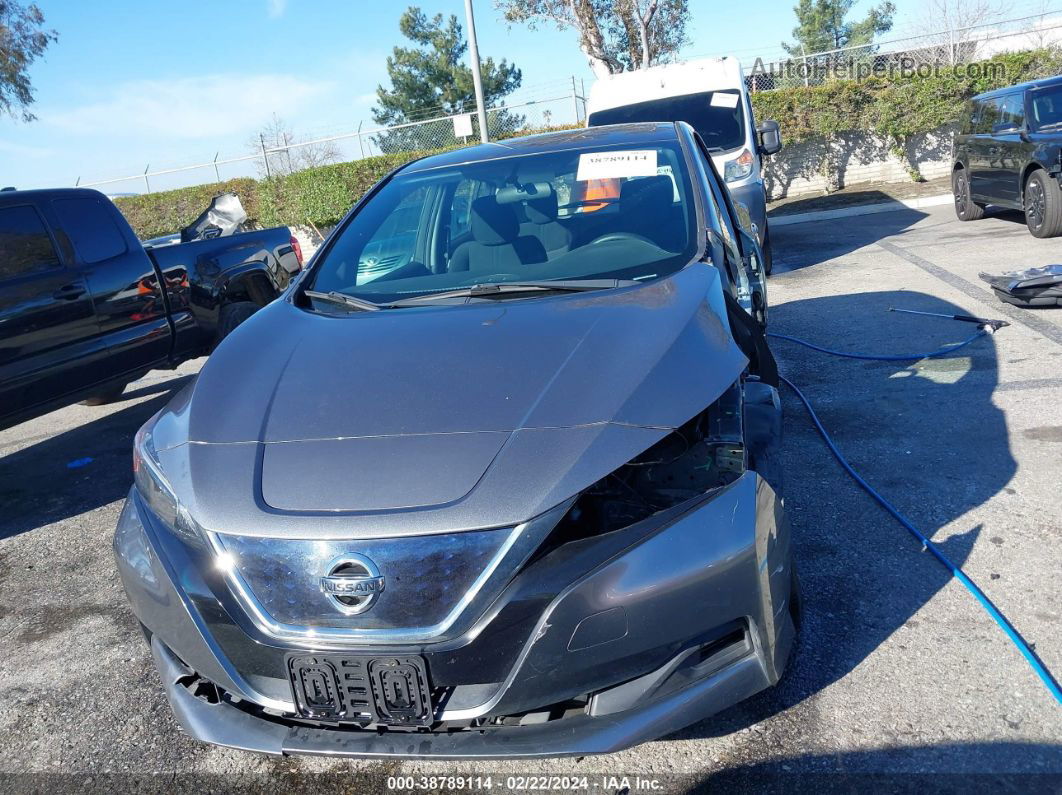 2019 Nissan Leaf S Gray vin: 1N4AZ1CP2KC305919