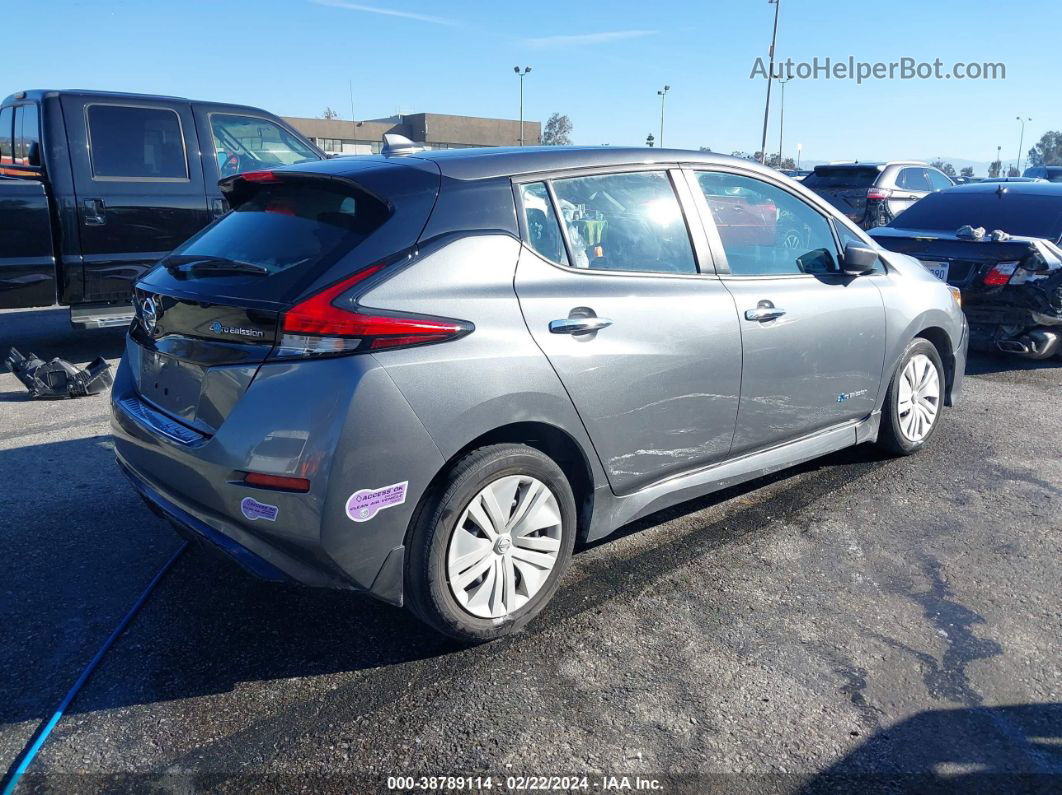 2019 Nissan Leaf S Gray vin: 1N4AZ1CP2KC305919