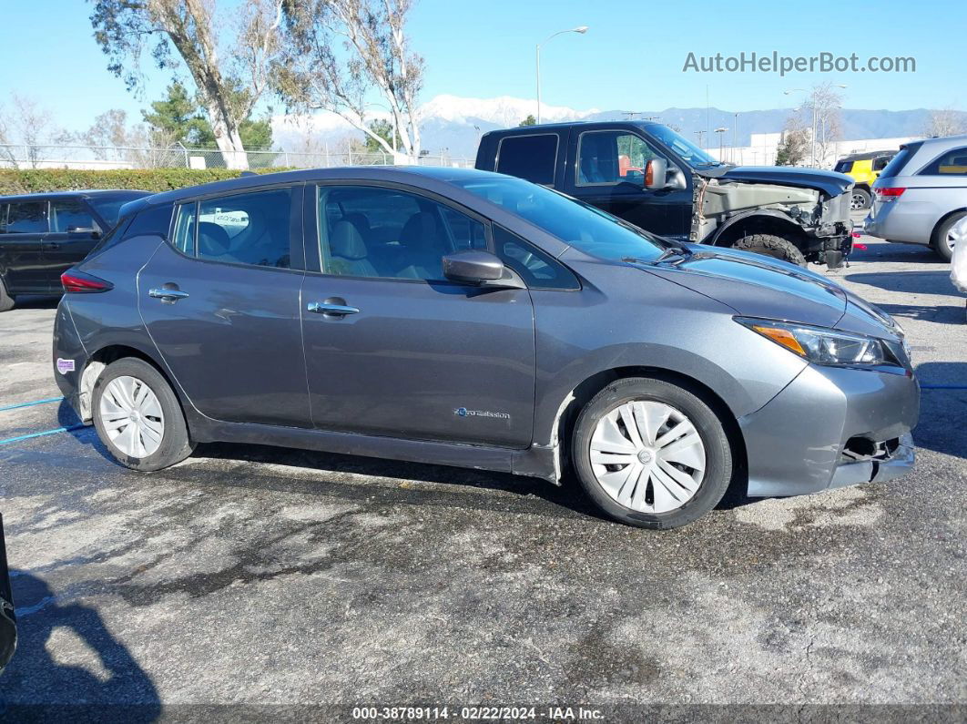 2019 Nissan Leaf S Gray vin: 1N4AZ1CP2KC305919