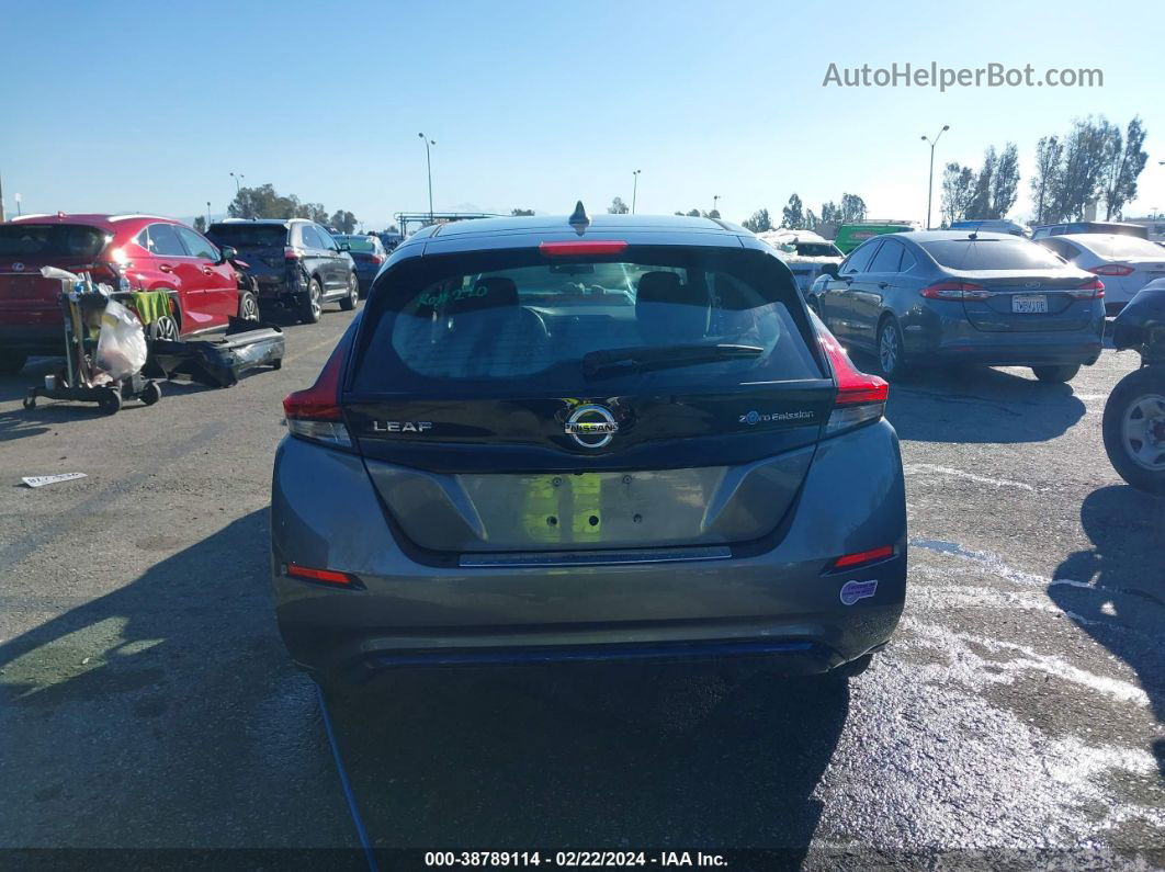 2019 Nissan Leaf S Gray vin: 1N4AZ1CP2KC305919