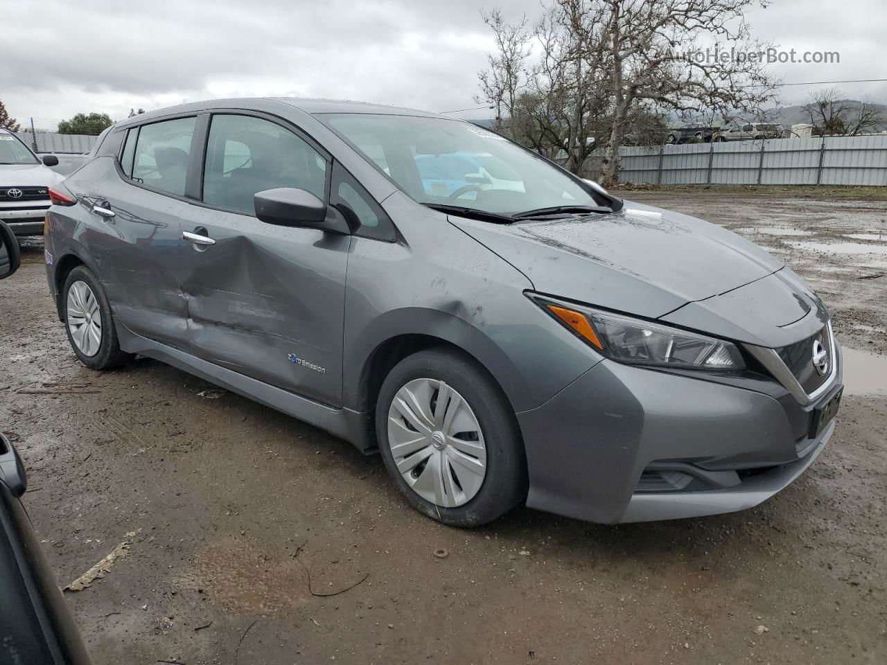 2019 Nissan Leaf S Charcoal vin: 1N4AZ1CP2KC305953