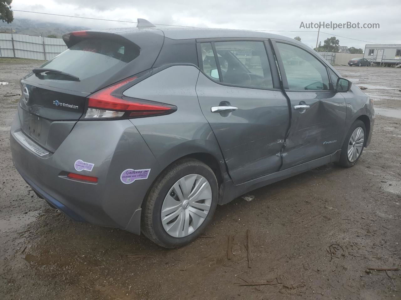 2019 Nissan Leaf S Charcoal vin: 1N4AZ1CP2KC305953