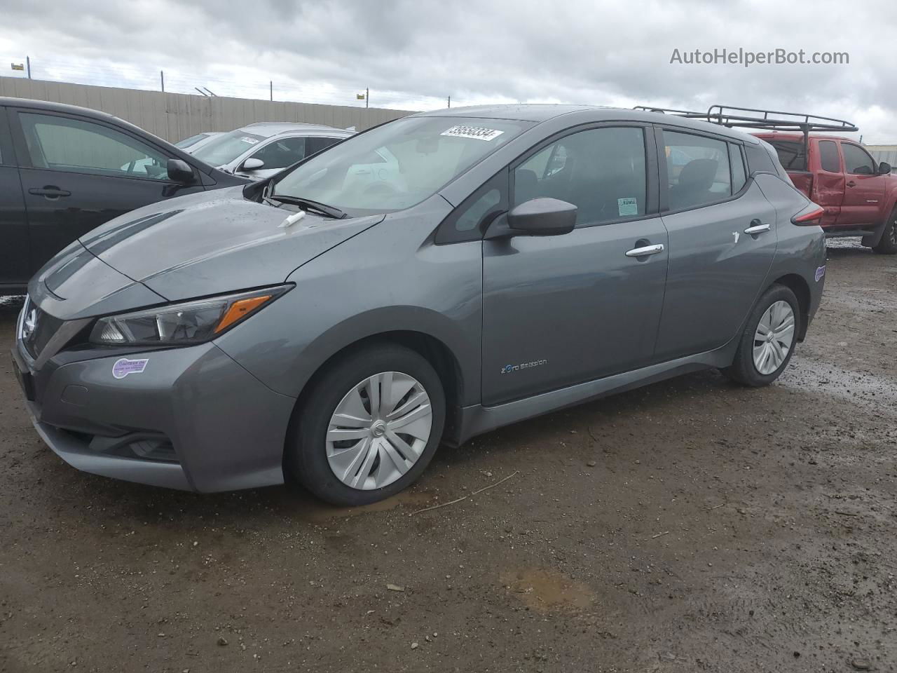 2019 Nissan Leaf S Charcoal vin: 1N4AZ1CP2KC305953