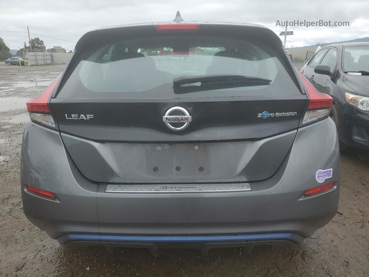 2019 Nissan Leaf S Charcoal vin: 1N4AZ1CP2KC305953