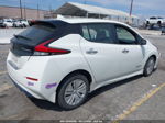 2019 Nissan Leaf S White vin: 1N4AZ1CP2KC307458