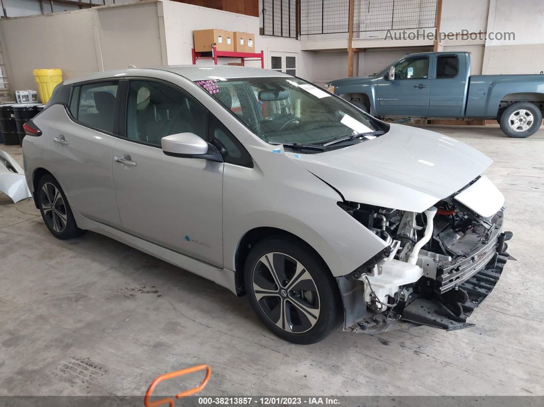 2019 Nissan Leaf Sv Silver vin: 1N4AZ1CP2KC317584