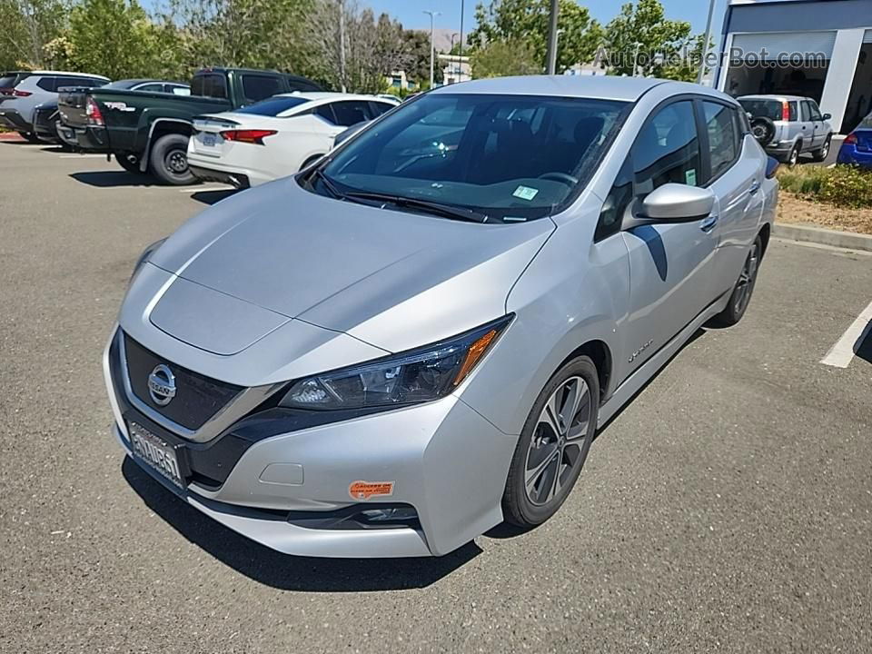 2019 Nissan Leaf Sv Silver vin: 1N4AZ1CP2KC319982