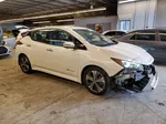 2019 Nissan Leaf S White vin: 1N4AZ1CP3KC300258