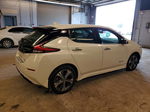 2019 Nissan Leaf S White vin: 1N4AZ1CP3KC300258