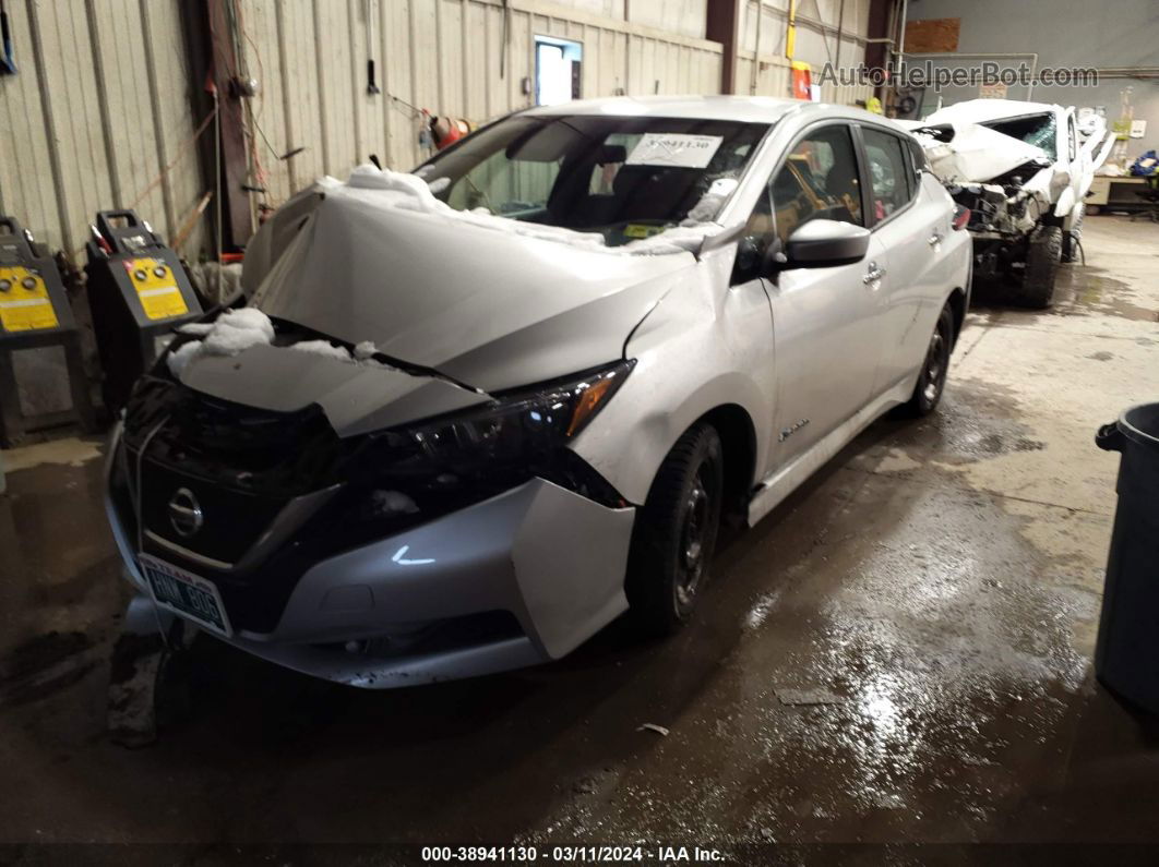 2019 Nissan Leaf S Silver vin: 1N4AZ1CP3KC302737