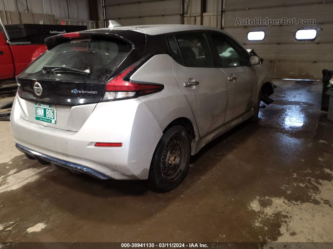 2019 Nissan Leaf S Silver vin: 1N4AZ1CP3KC302737