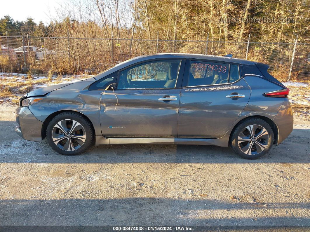 2019 Nissan Leaf Sv Gray vin: 1N4AZ1CP3KC306934