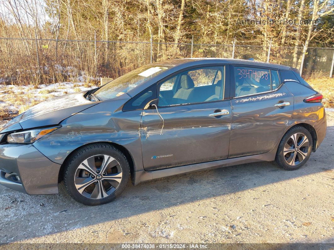 2019 Nissan Leaf Sv Gray vin: 1N4AZ1CP3KC306934