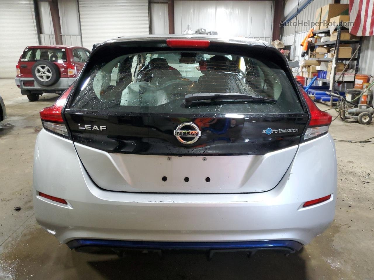 2019 Nissan Leaf S Белый vin: 1N4AZ1CP3KC319831