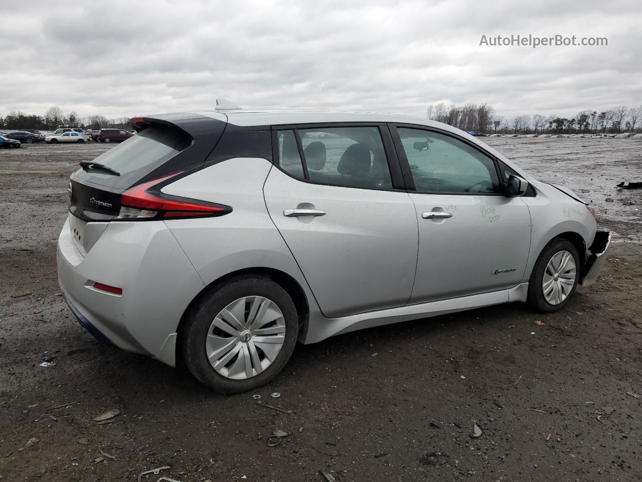 2019 Nissan Leaf S Silver vin: 1N4AZ1CP4KC303508