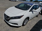 2019 Nissan Leaf S White vin: 1N4AZ1CP4KC305503