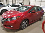 2019 Nissan Leaf S Red vin: 1N4AZ1CP5KC302934