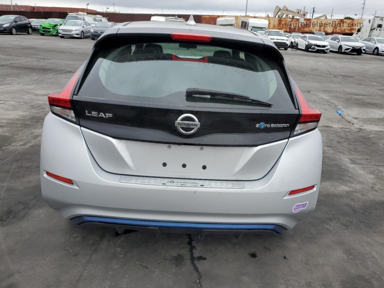 2019 Nissan Leaf S Silver vin: 1N4AZ1CP5KC303520