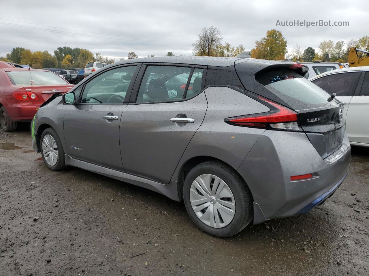 2019 Nissan Leaf S Gray vin: 1N4AZ1CP5KC304103