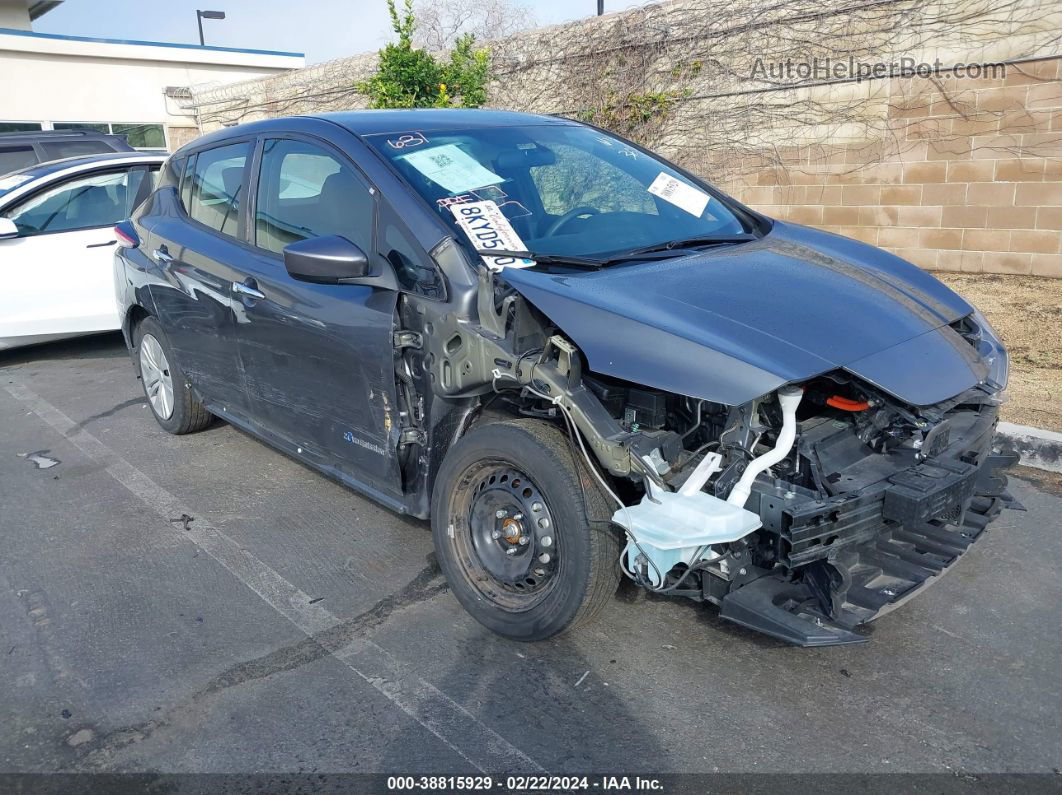 2019 Nissan Leaf S Gray vin: 1N4AZ1CP5KC312315