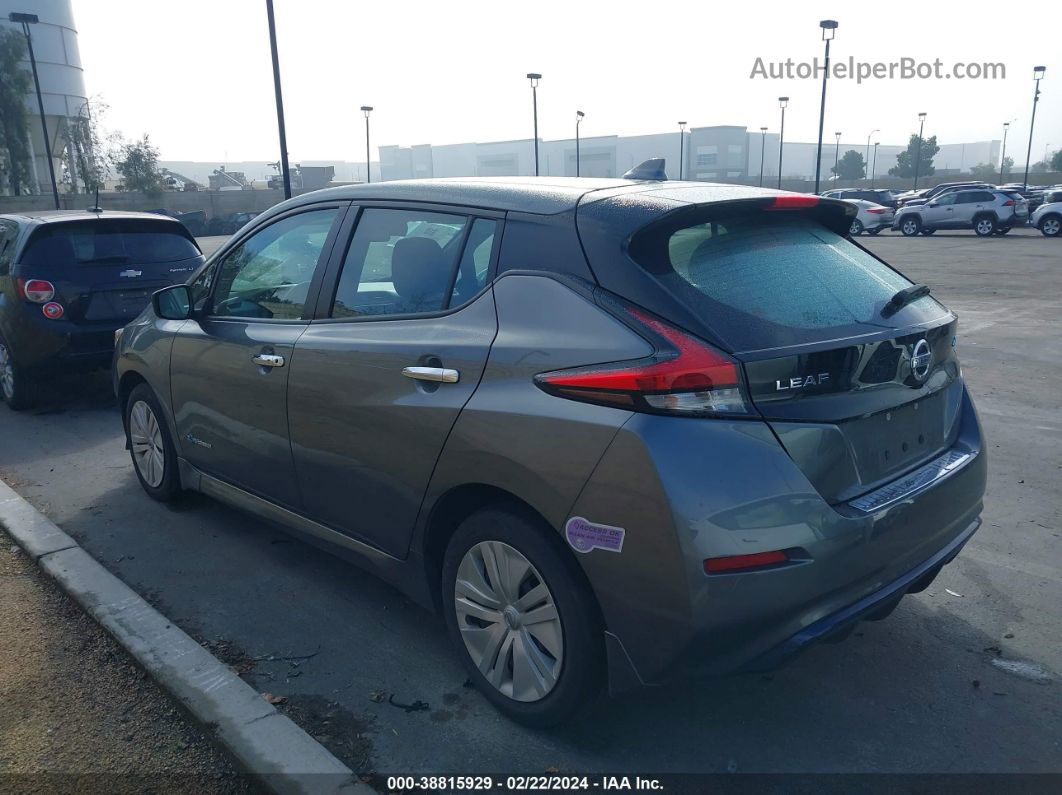 2019 Nissan Leaf S Gray vin: 1N4AZ1CP5KC312315