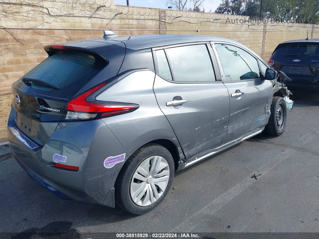 2019 Nissan Leaf S Gray vin: 1N4AZ1CP5KC312315