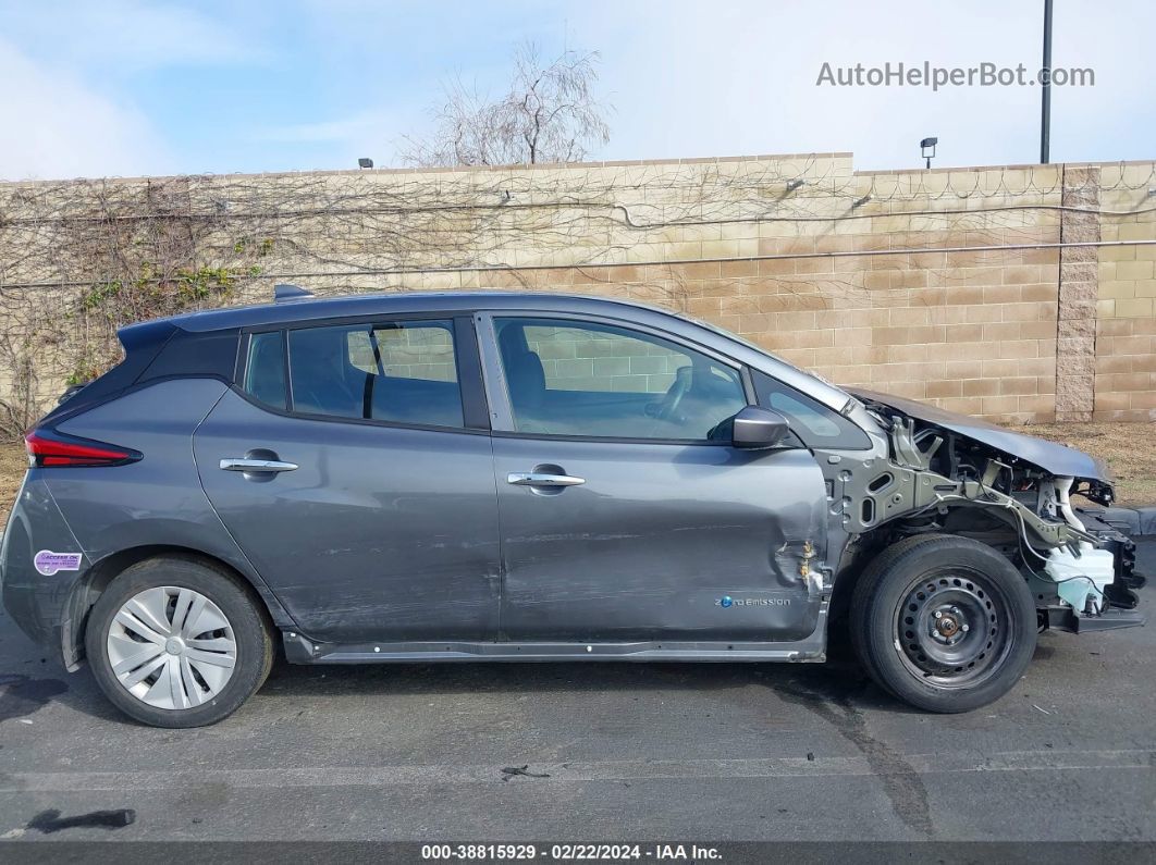 2019 Nissan Leaf S Gray vin: 1N4AZ1CP5KC312315