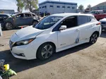 2019 Nissan Leaf S White vin: 1N4AZ1CP6KC302425