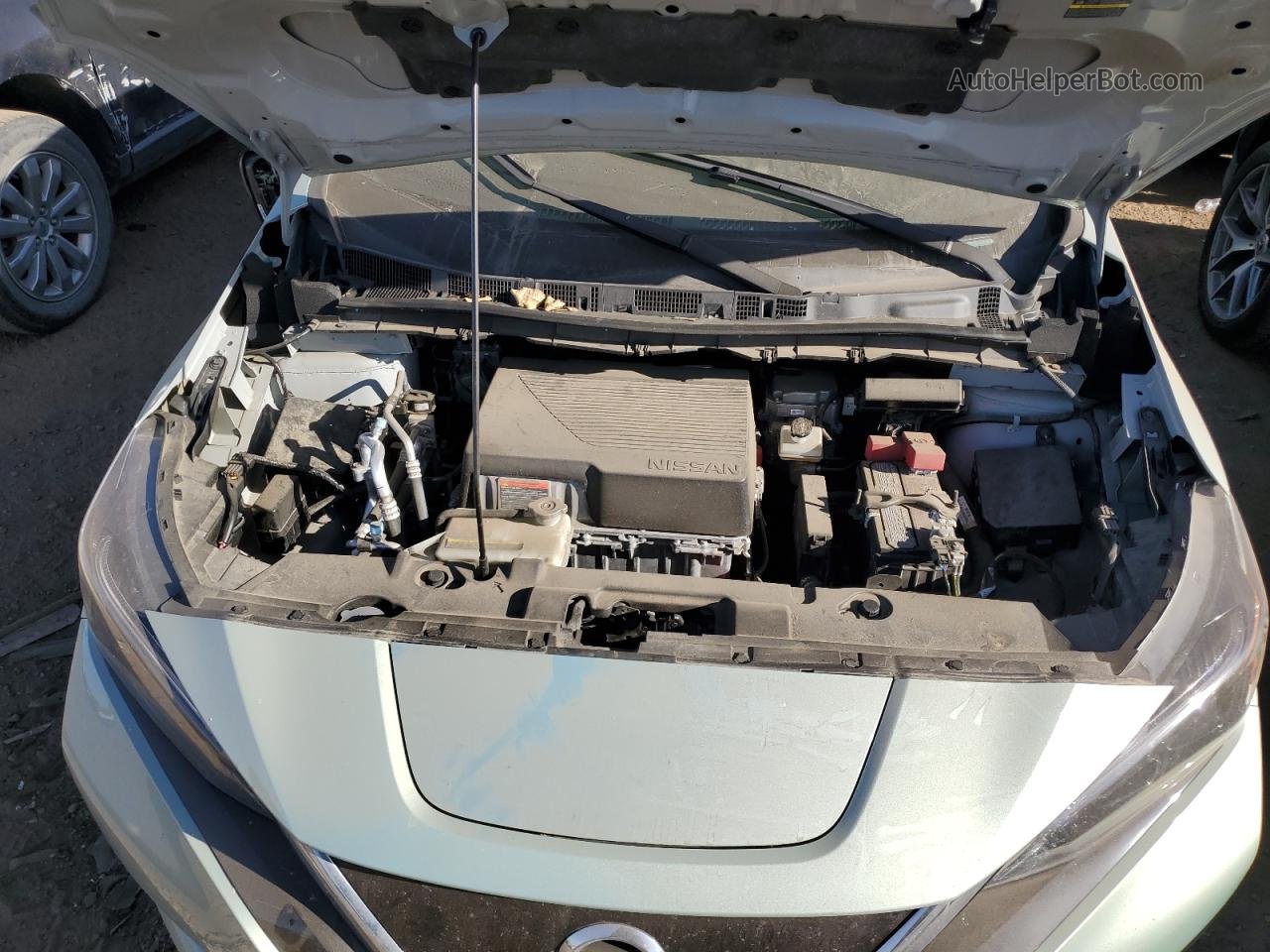 2019 Nissan Leaf S Green vin: 1N4AZ1CP6KC305082