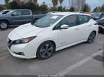 2019 Nissan Leaf Sl White vin: 1N4AZ1CP6KC305194