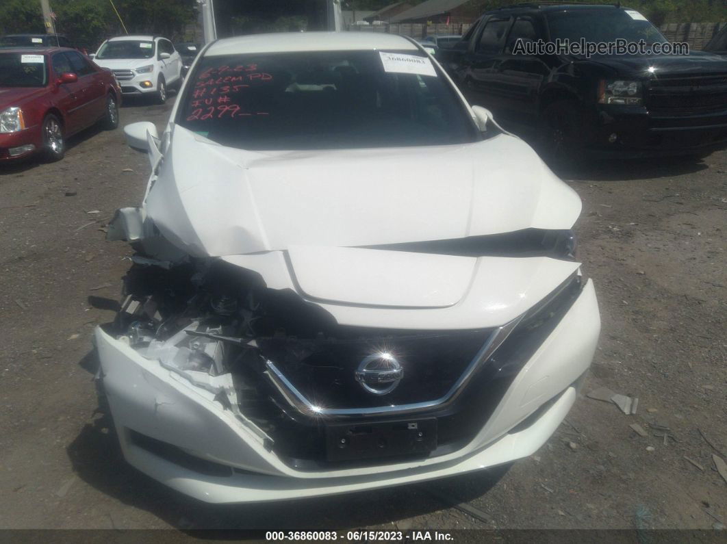 2019 Nissan Leaf S White vin: 1N4AZ1CP6KC306569