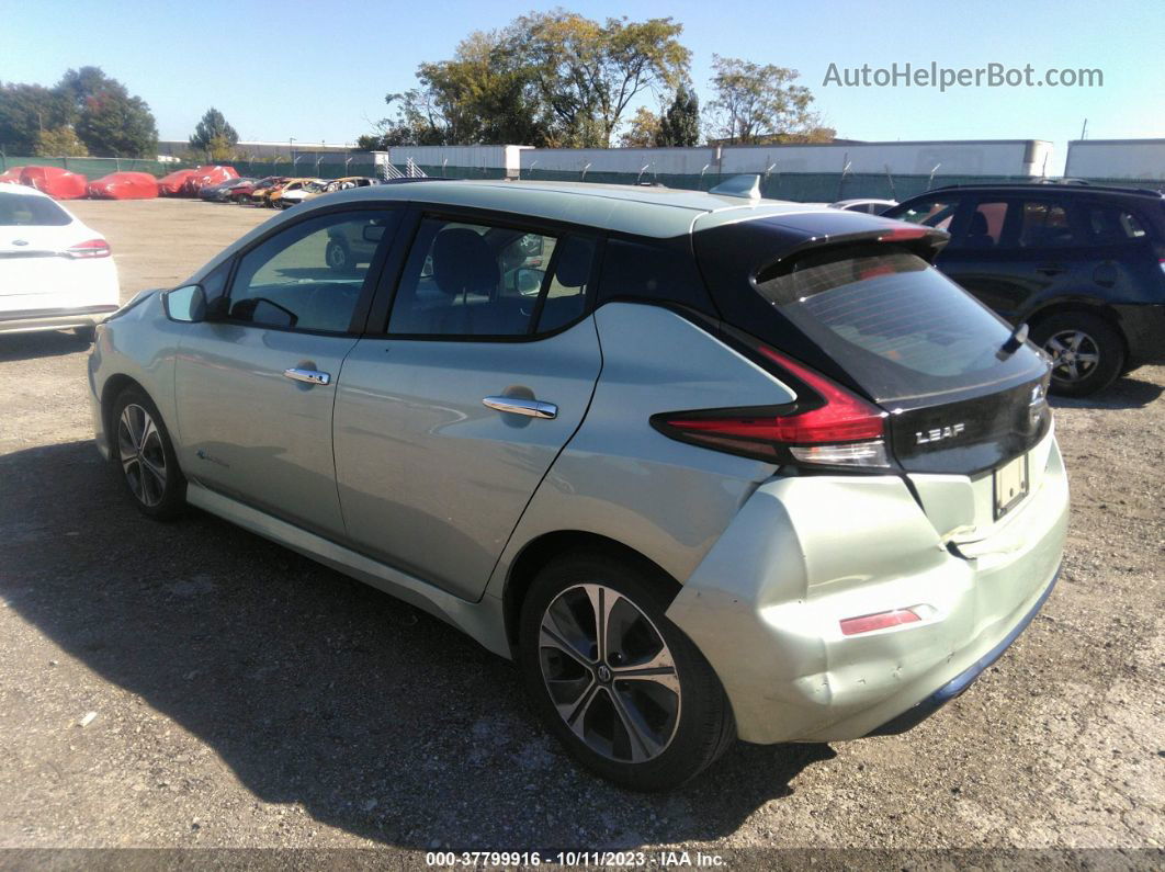 2019 Nissan Leaf Sv Зеленый vin: 1N4AZ1CP6KC309391