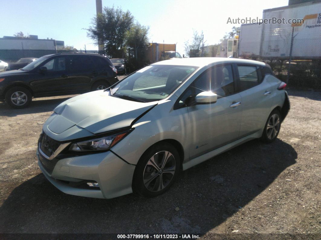 2019 Nissan Leaf Sv Зеленый vin: 1N4AZ1CP6KC309391