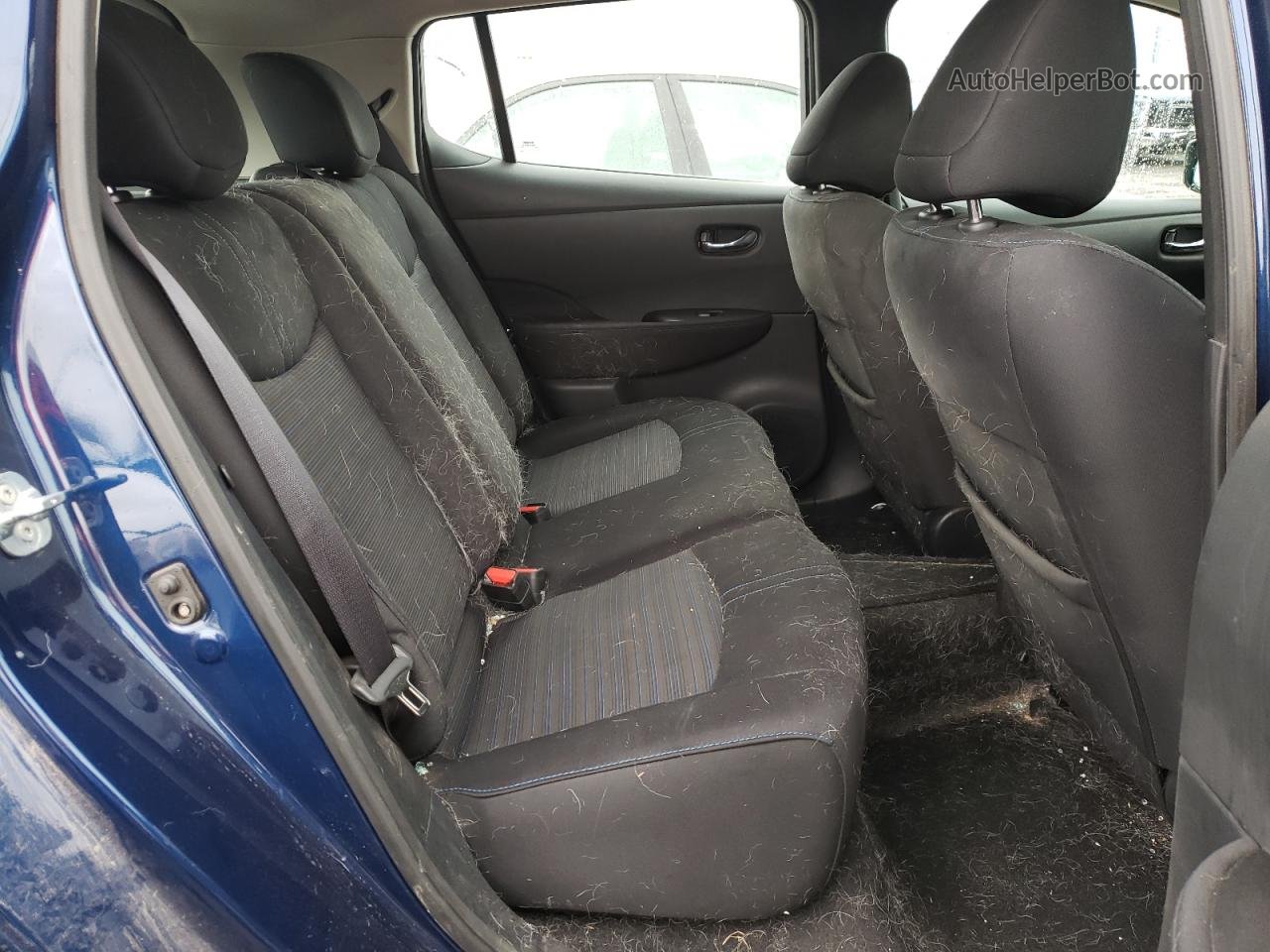 2019 Nissan Leaf S Синий vin: 1N4AZ1CP6KC310900
