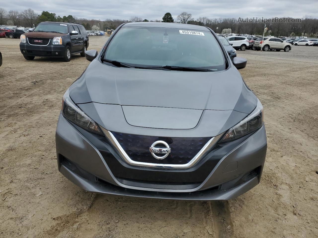 2019 Nissan Leaf S Gray vin: 1N4AZ1CP7KC303003