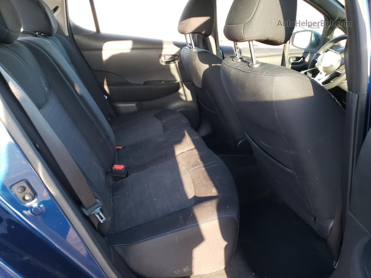 2019 Nissan Leaf S Синий vin: 1N4AZ1CP7KC303440