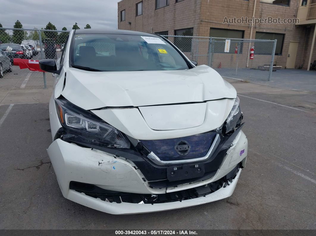 2019 Nissan Leaf Sv White vin: 1N4AZ1CP7KC304992