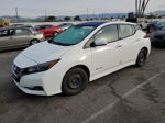 2019 Nissan Leaf S White vin: 1N4AZ1CP7KC305642